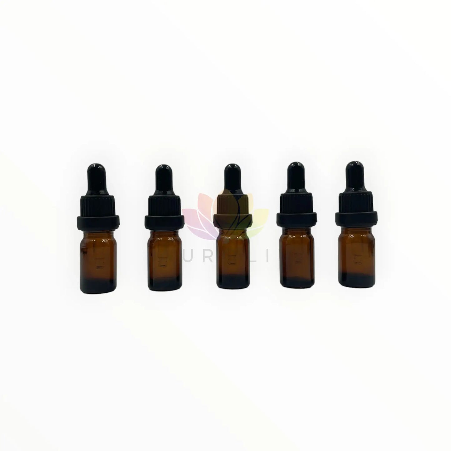 Gotero 5ml ambar tapa negra