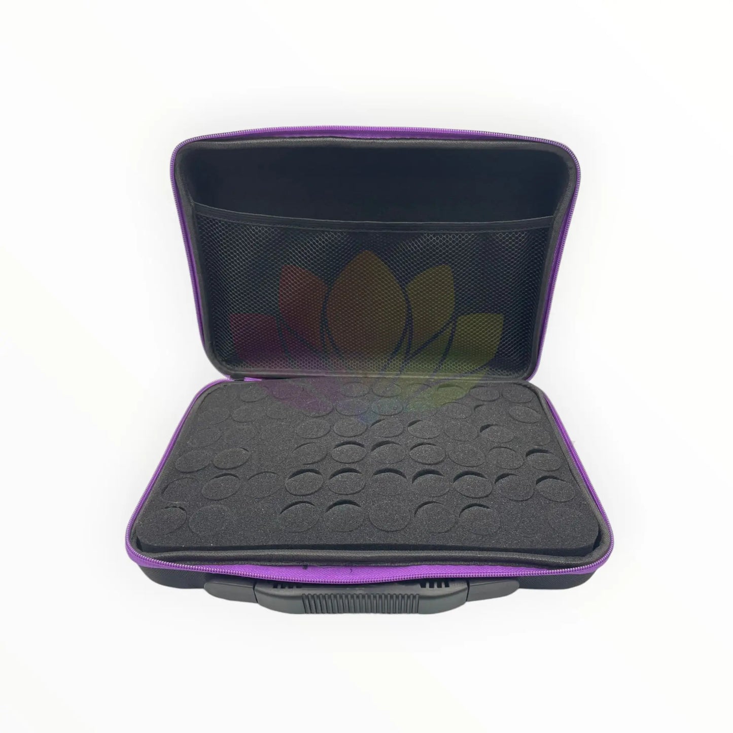 Maletin Morado Organizador Aceites Esenciales 60 espacios