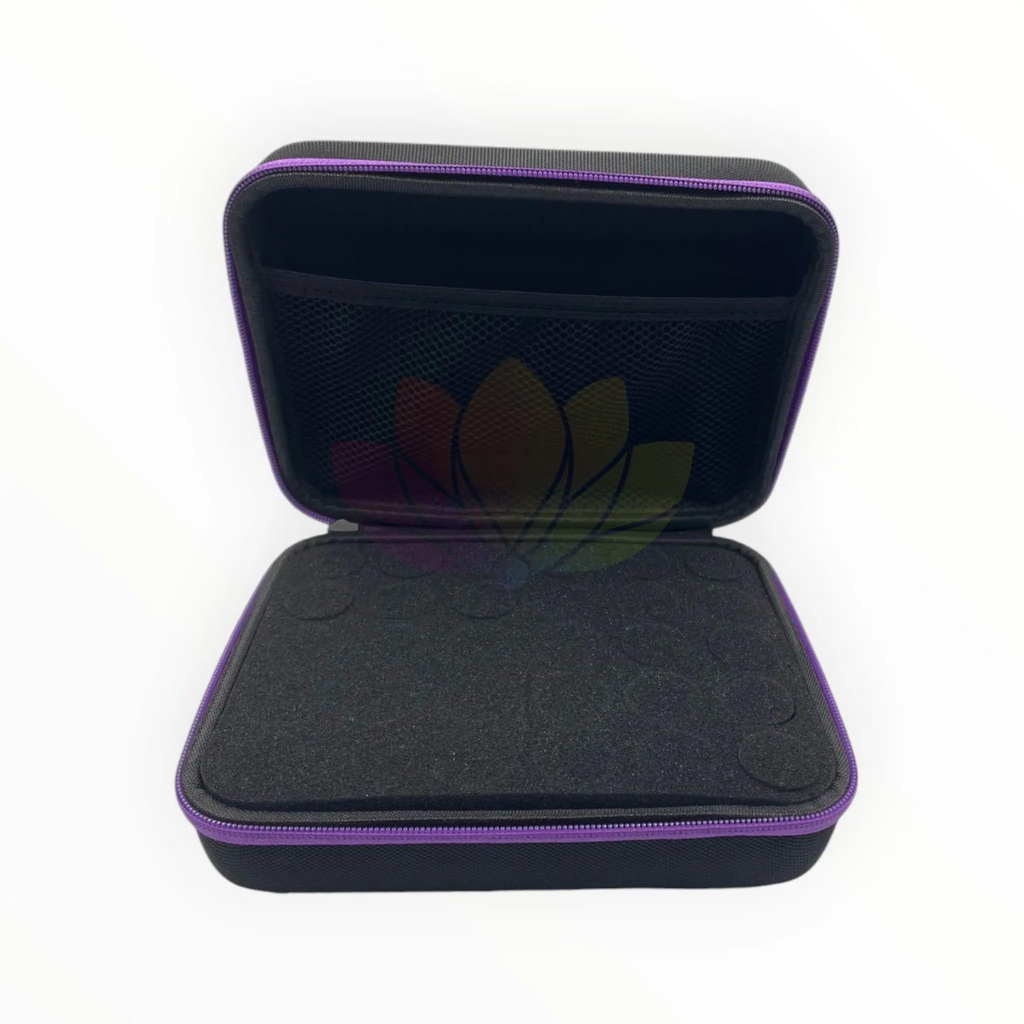 Maletin Morado Organizador porta Aceites Esenciales 30 espacios