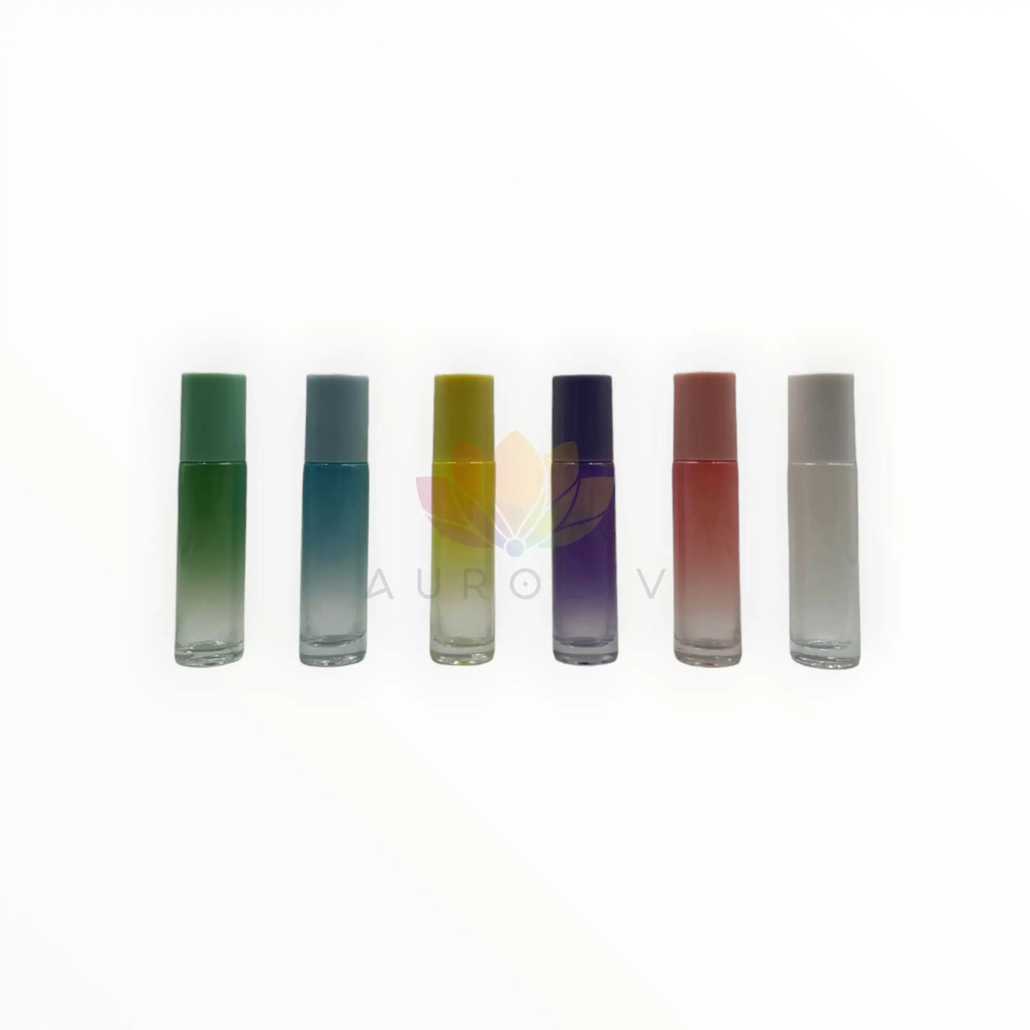 Roll on vidrio 10 ml difuminados colores