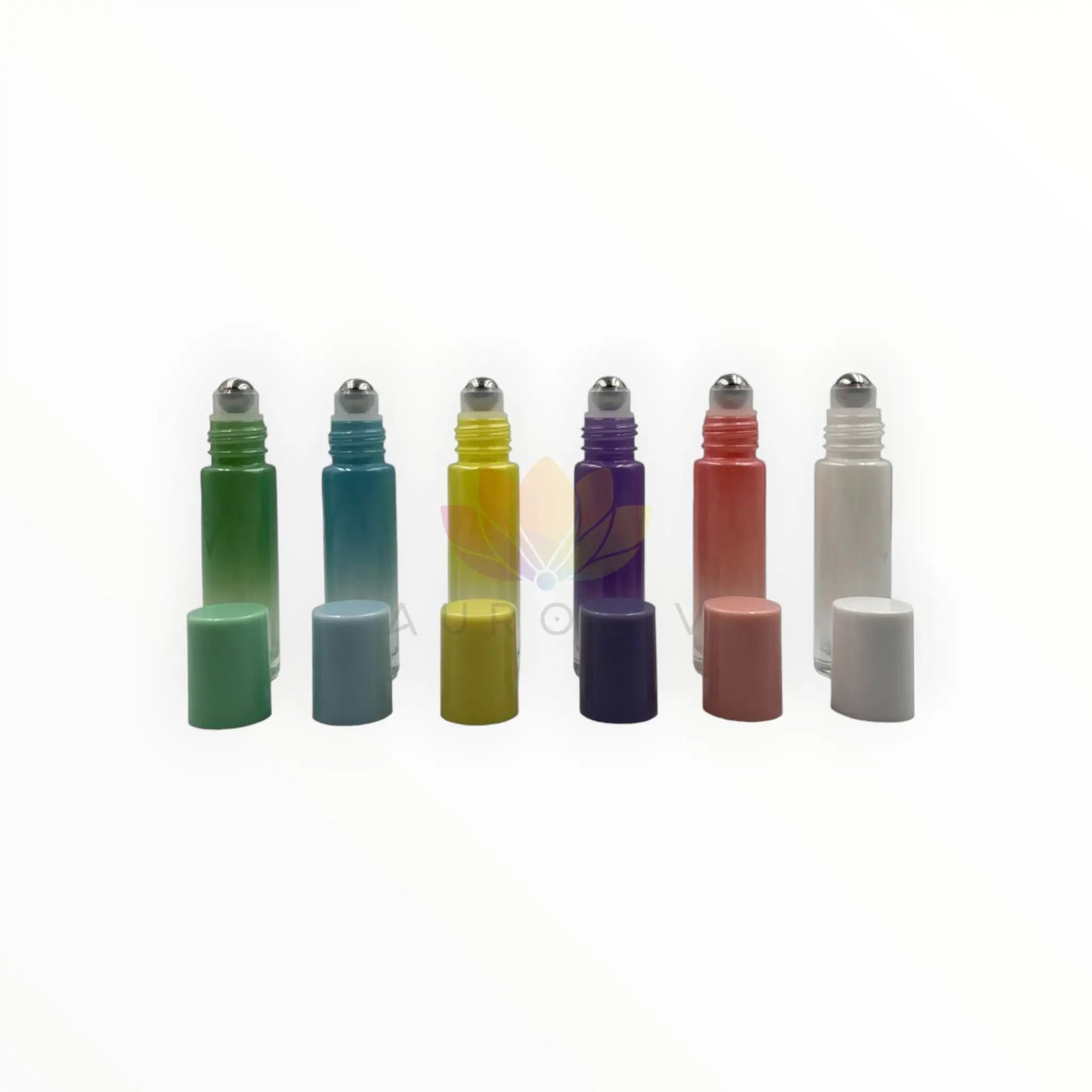 Roll on vidrio 10ml difuminados colores