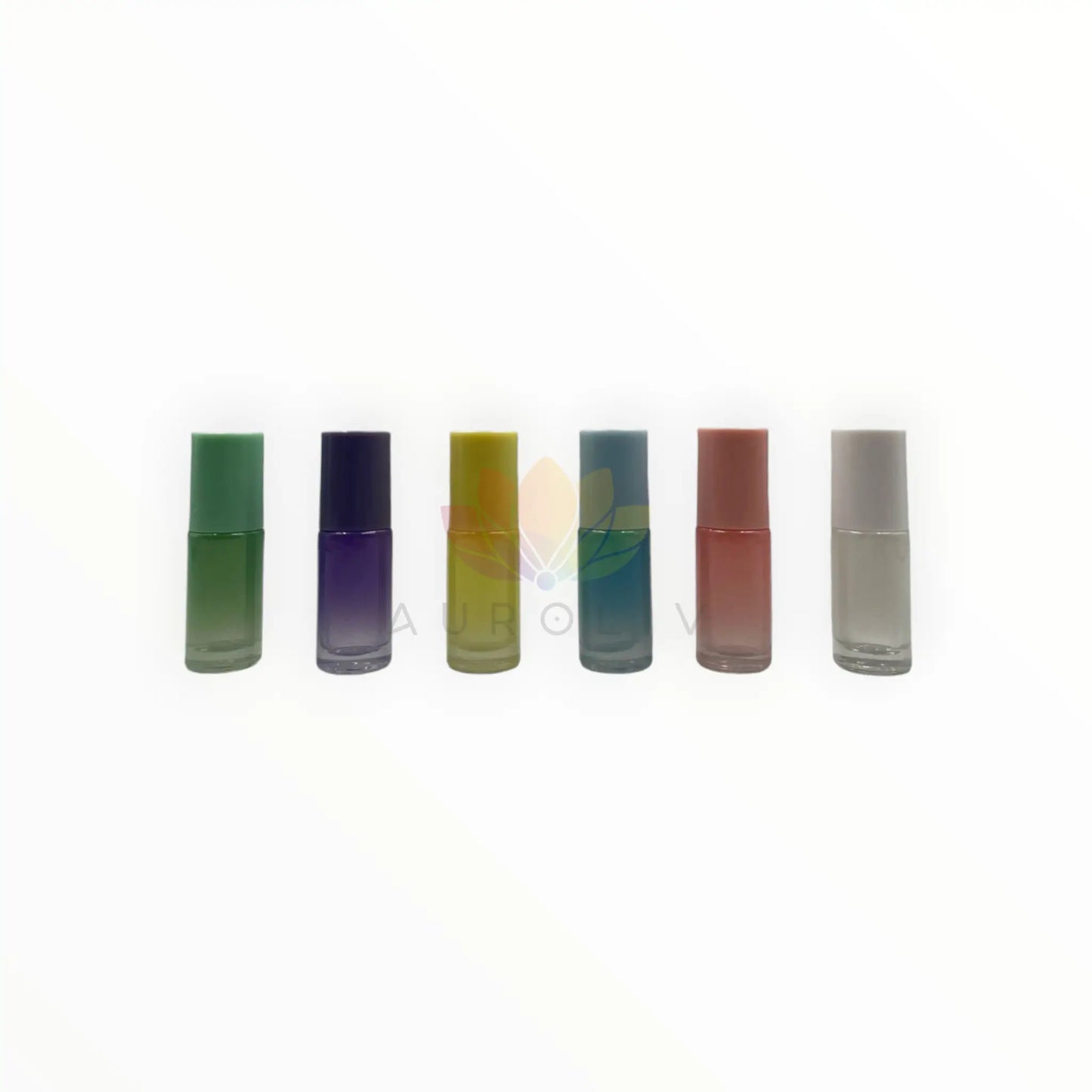 Roll on vidrio 5 ml difuminados colores