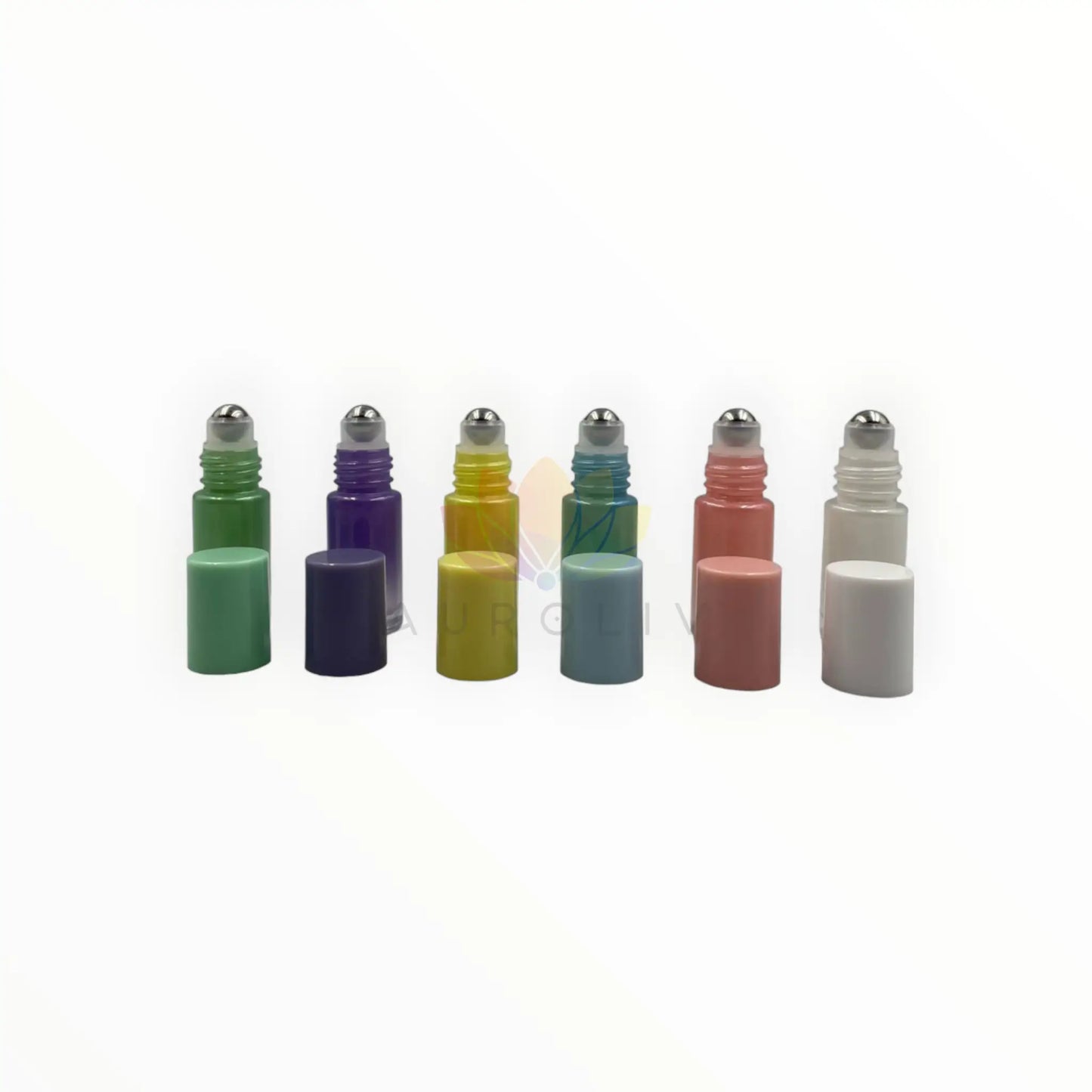 Roll on vidrio 5ml difuminados colores