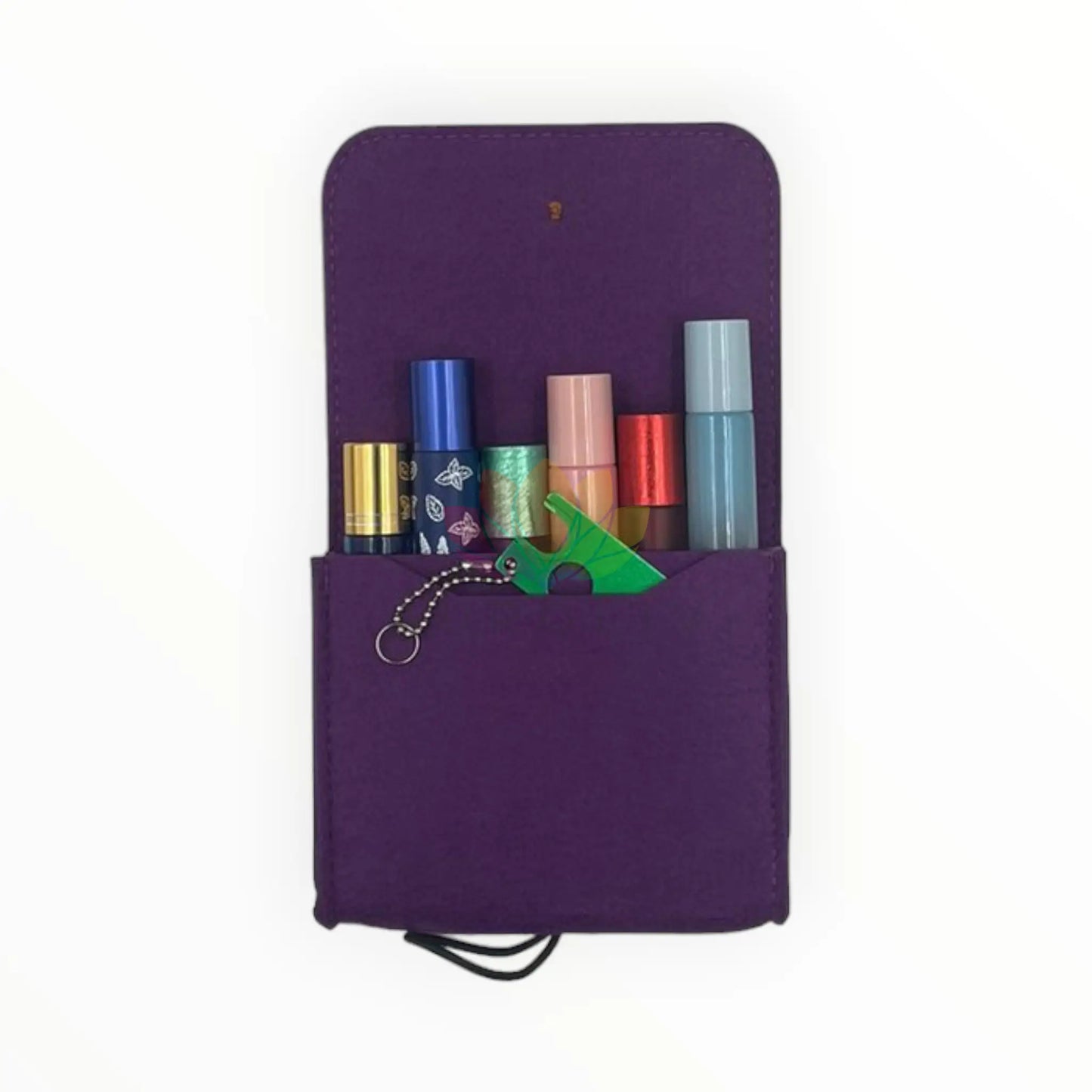 Sobres de fieltro porta roll on aceites esenciales doterra