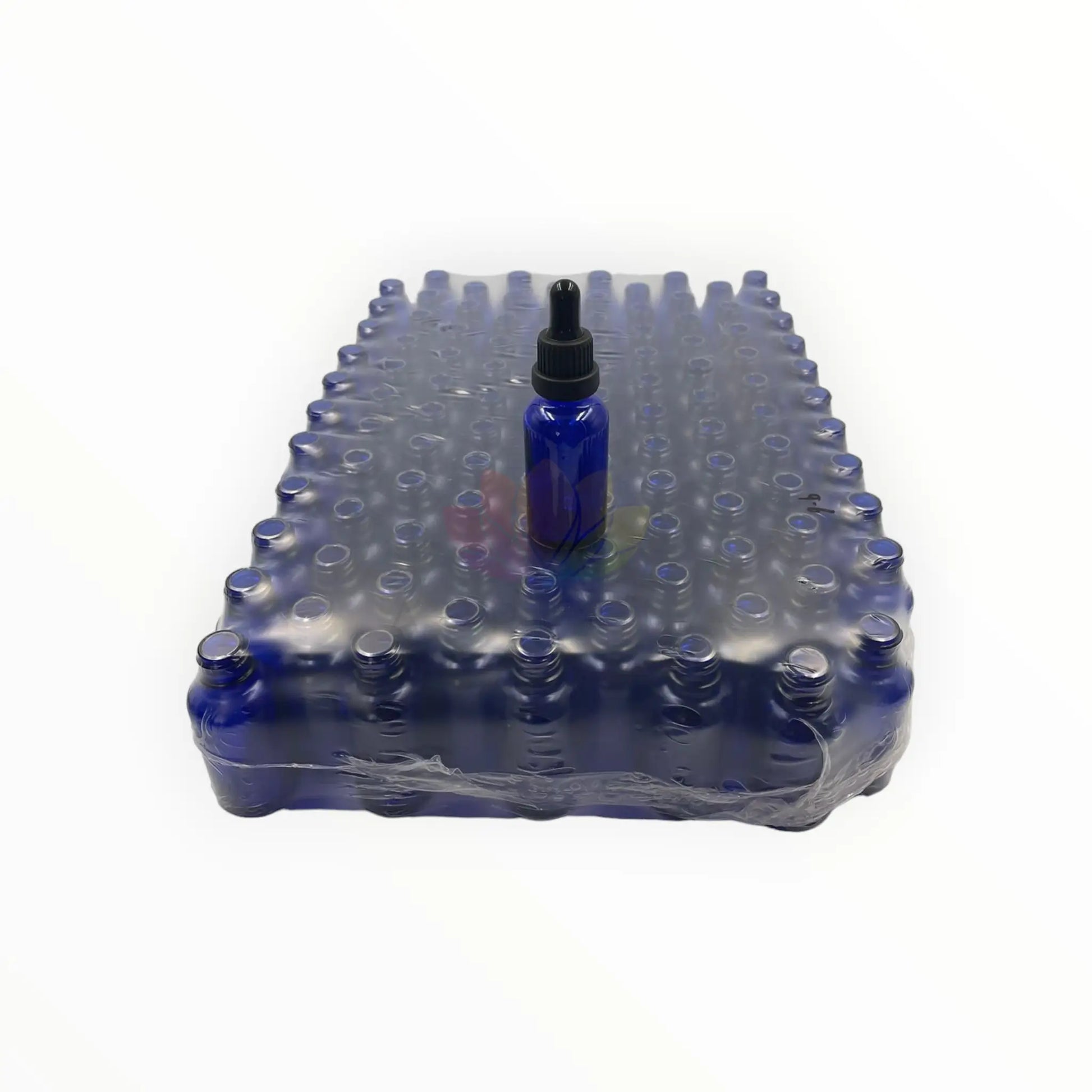 Bandeja gotario 30ml azul tapa negra con sello