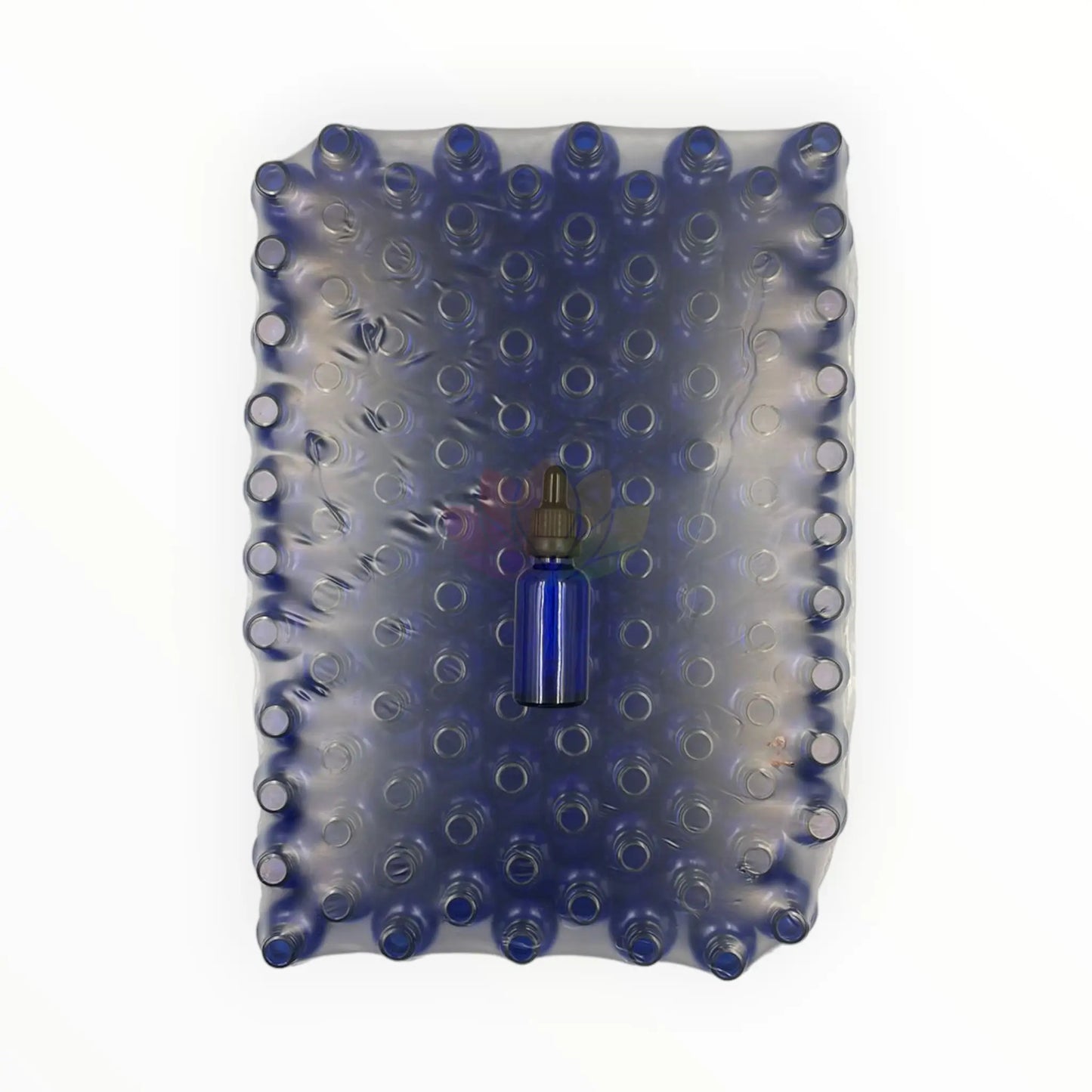 Bandeja gotero 30ml azul tapa negra con sello