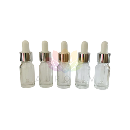 Gotario 10ml transparente tapa plateada