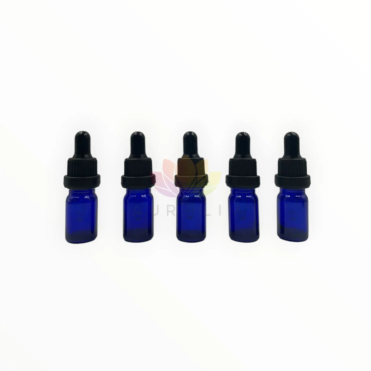 Gotero 5 ml azul tapa negra