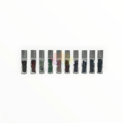 Roll on 10 ml vidrio grueso transparente minerales