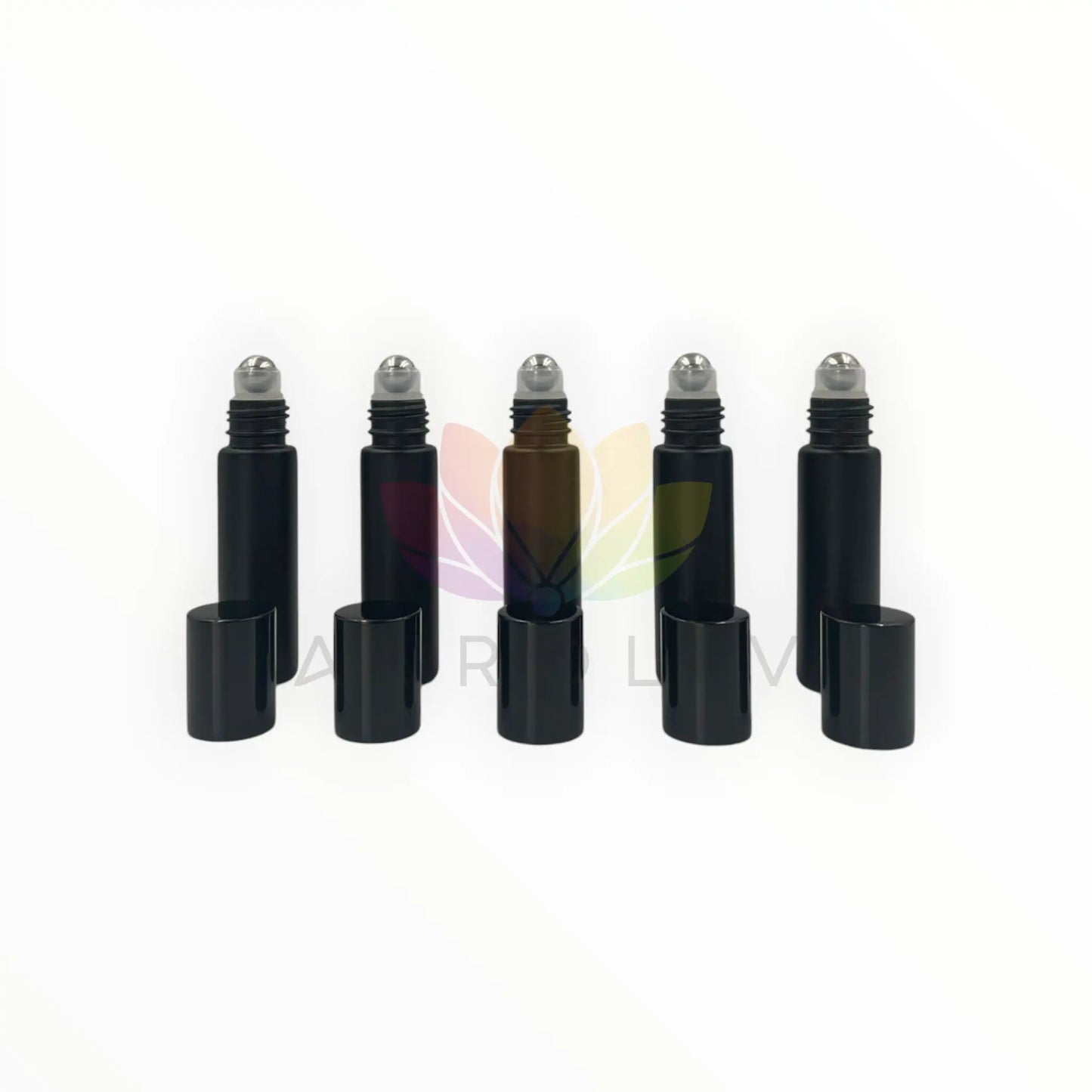 Roll on 10ml negro tapa negra