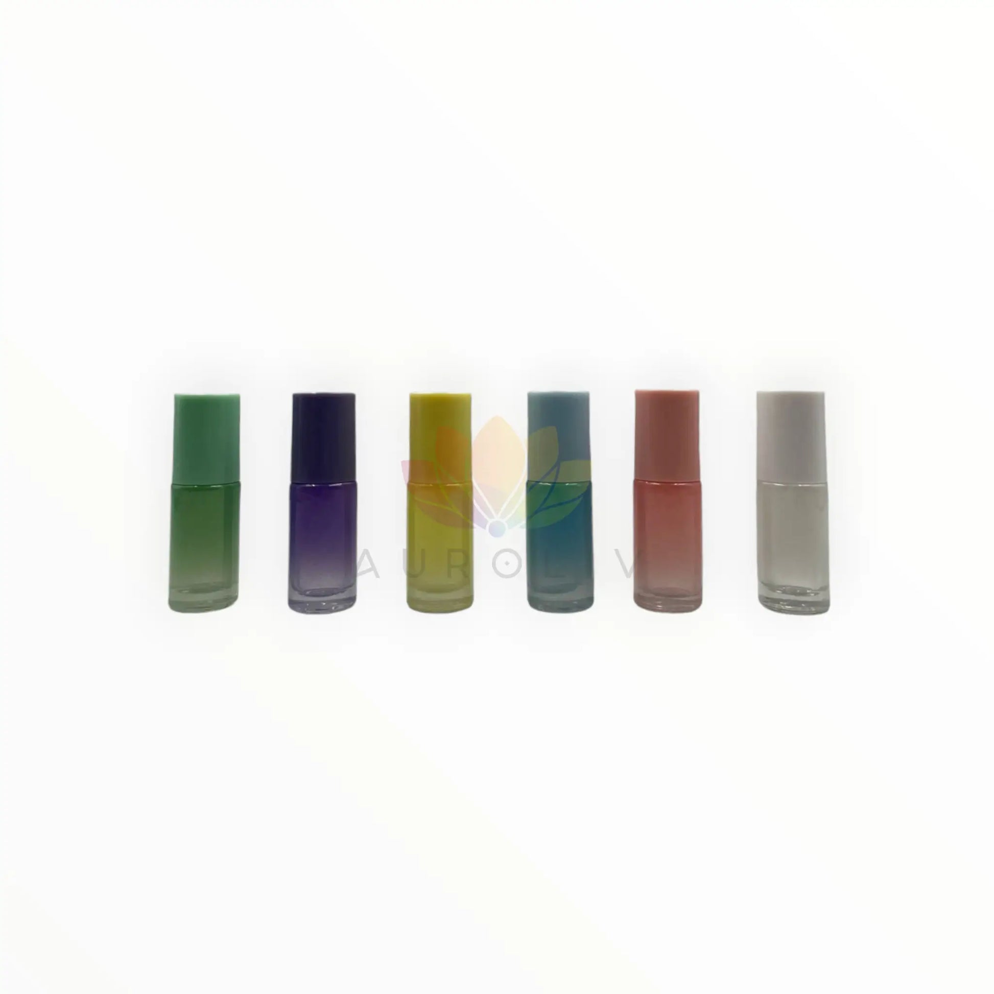 Roll on vidrio 5 ml difuminados colores