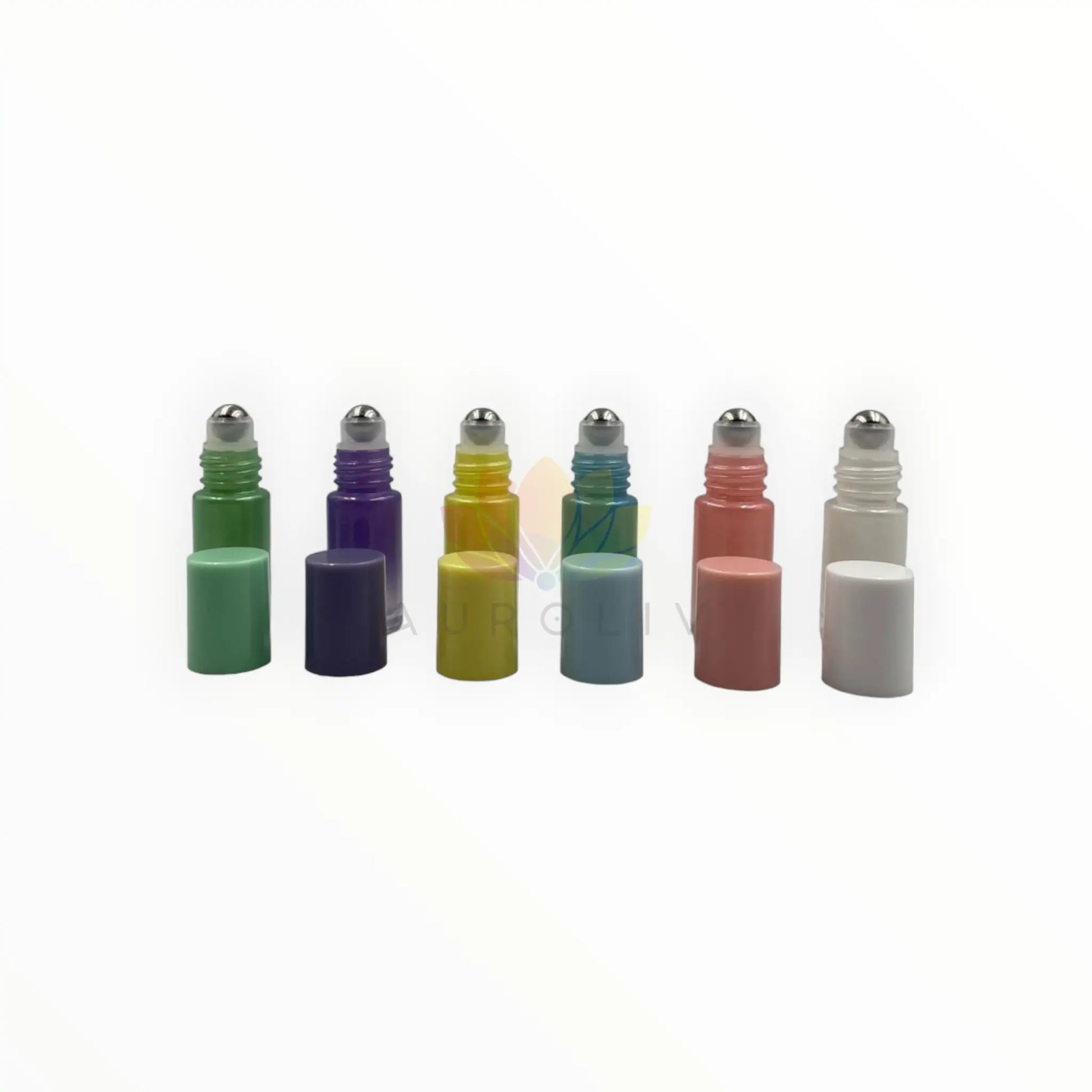 Roll on vidrio 5ml difuminados colores