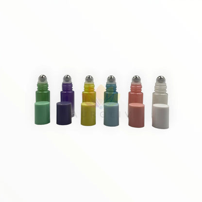 Roll on vidrio 5ml difuminados colores
